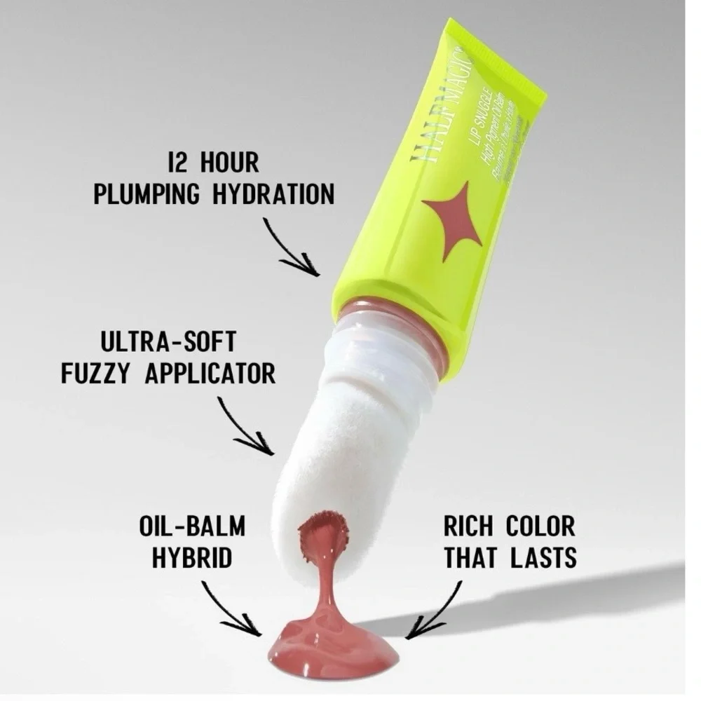 HALFMAGIC Lip Snuggle High Pigment Oil Balm in Kitten Pounce